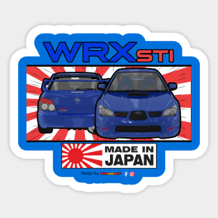 WRX STI IMPREZA Blue Sticker